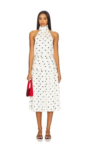 Carmina Halter Midi Dress in Ivory. - size S (also in M) - MORE TO COME - Modalova