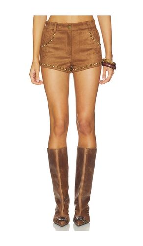 Leanan Studded Faux Suede Short in . - size L (also in M, S, XXS) - MORE TO COME - Modalova