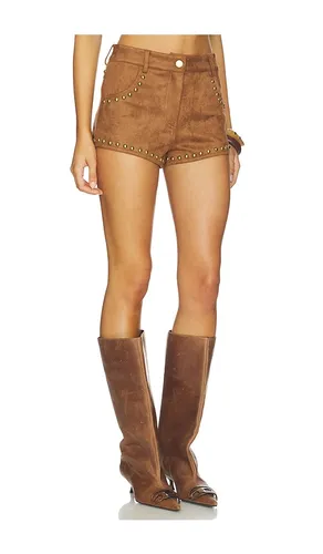 Leanan Studded Faux Suede Short in . - size L (also in M, S, XXS) - MORE TO COME - Modalova