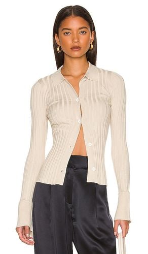 Bandy Button Front Sweater in Beige. - size L (also in M, S, XS) - MORE TO COME - Modalova