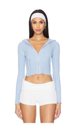 Maren Zip Up Sweater in Baby Blue. - size M (also in S) - MORE TO COME - Modalova