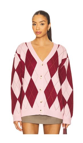 Josie Argyle Cardigan in Pink. - size L (also in M, S, XS) - MORE TO COME - Modalova