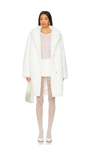 Elaine Faux Fur Coat in White. - size L (also in M, S) - MORE TO COME - Modalova