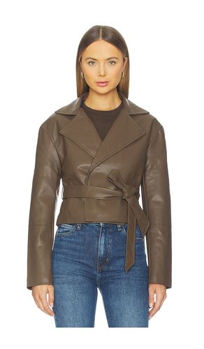 Olivia Faux Leather Jacket in . Size M. Also in XS - MORE TO COME - Modalova