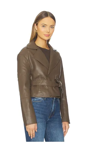 Olivia Faux Leather Jacket in . Size M. Also in XS - MORE TO COME - Modalova