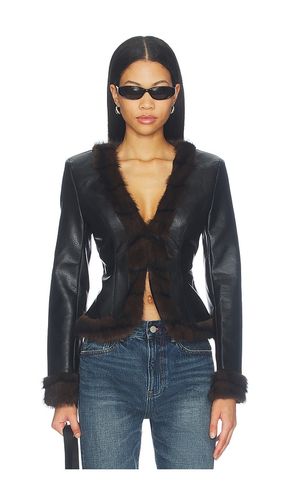 Clarissa Faux Fur Jacket in . Size L. Also in M, S - MORE TO COME - Modalova