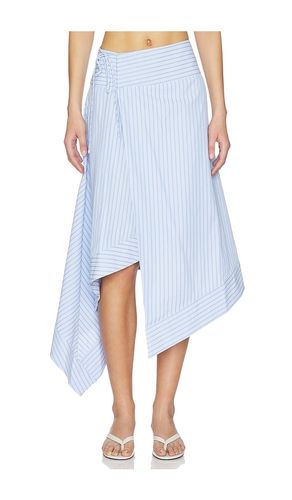 Dylan Asymmetrical Wrap Skirt in Blue. - size M (also in S) - MORE TO COME - Modalova
