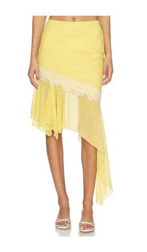 Yara Midi Skirt in Yellow. - size L (also in M, S) - MORE TO COME - Modalova