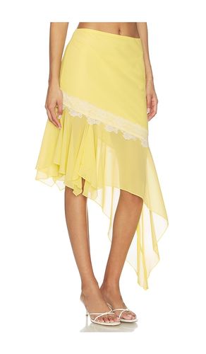 Yara Midi Skirt in Yellow. - size L (also in M, S) - MORE TO COME - Modalova