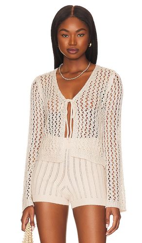 Navea Tie Front Top in Cream. - size L (also in S, XS) - MORE TO COME - Modalova