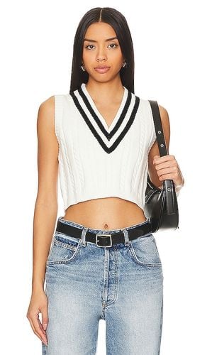 Jade Varsity Cropped Vest in . Taglia M, S, XS - MORE TO COME - Modalova