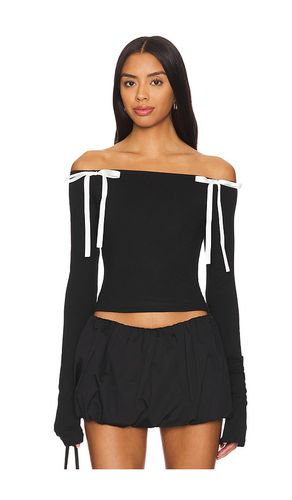 Julieta off shoulder top en color talla L en - Black. Talla L (también en M, S, XL, XS, XXS) - MORE TO COME - Modalova