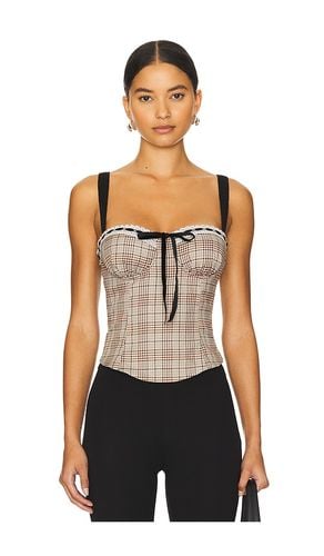 Flora Corset Top in Brown. - size L (also in M, S, XL, XS, XXS) - MORE TO COME - Modalova