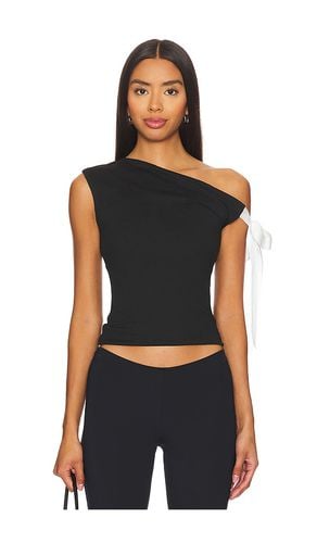 Raquel tie sleeve top en color talla L en - Black. Talla L (también en M) - MORE TO COME - Modalova