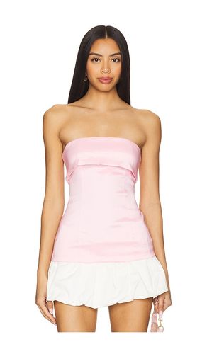 Calina strapless top en color rosado talla L en - Pink. Talla L (también en M, S, XL, XS) - MORE TO COME - Modalova