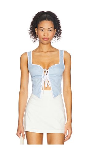 Amelie Tie Front Top in . - size L (also in M, S, XL, XS, XXS) - MORE TO COME - Modalova