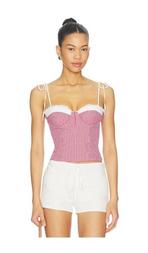 Roslyn Top in Red,White. - size L (also in M, S, XS) - MORE TO COME - Modalova
