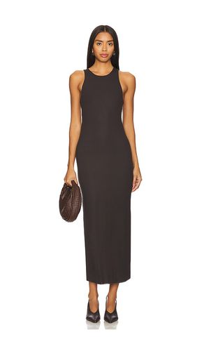 Porfirio Maxi Racer Tank Dress in Chocolate. - size L (also in M, S, XL, XS, XXL) - Michael Lauren - Modalova