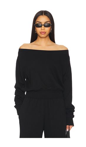 Bix Off The Shoulder Sweatshirt in . Taglia M, S, XL, XS - Michael Lauren - Modalova