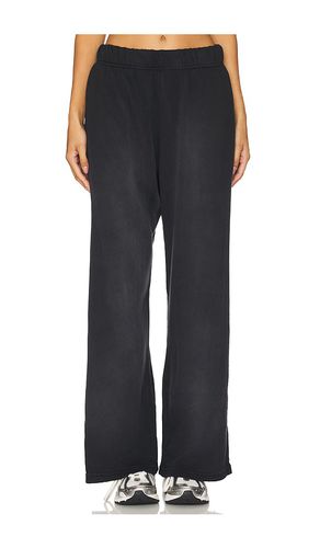 Mabel Wide Leg Pant W/ Side Pocket Pant in Black. - size L (also in M, S, XL, XS) - Michael Lauren - Modalova