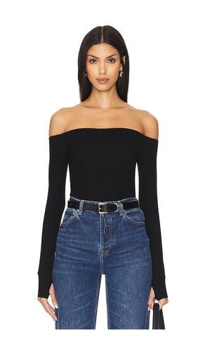 Lanny Off Shoulder Long Sleeve Top Double Layered Top in . - size L (also in M, S, XL, XS, XXL) - Michael Lauren - Modalova