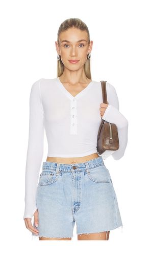 Fremont Deep V Snap Henley Top in . Size L. Also in M - Michael Lauren - Modalova