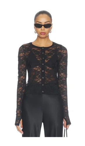 Vesca Lace Snap Front Long Sleeve in . Size M. Also in S, XL, XS - Michael Lauren - Modalova