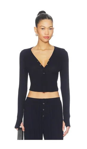 Fremont Deep V Snap Henley in . Size L. Also in M, S, XS - Michael Lauren - Modalova