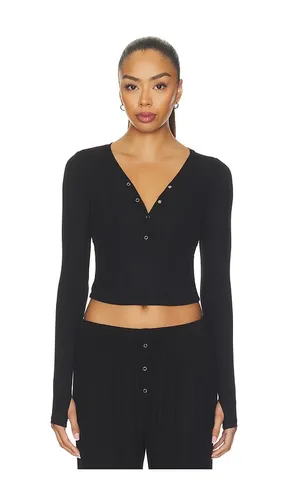 Fremont Deep V Snap Henley in . Size L. Also in M, S, XL - Michael Lauren - Modalova