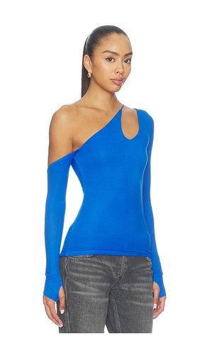 X REVOLVE Usher Asymmetrical Long Sleeve Top in . Taglia L. Also in M, S, XS - Michael Lauren - Modalova