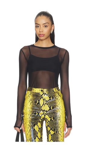 Vero Long Sleeve Fitted Mesh Top in . Size M. Also in S - Michael Lauren - Modalova