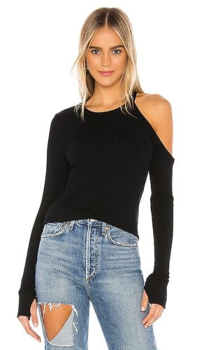 Top cold shoulder camley en color talla M en - Black. Talla M (también en XS) - Michael Lauren - Modalova