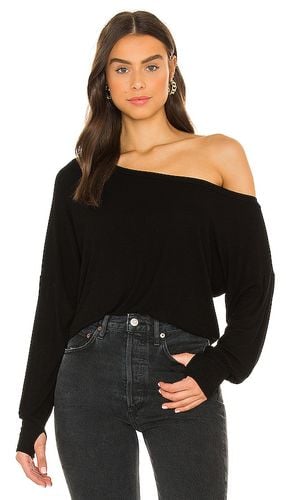 Kristopher open shoulder top en color talla M en - Black. Talla M (también en XS) - Michael Lauren - Modalova