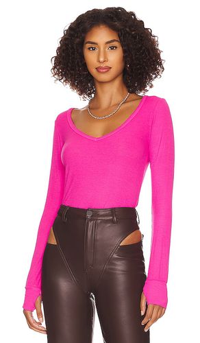 Otis fitted top en color fucsia talla L en - Fuchsia. Talla L (también en M, S, XL, XS) - Michael Lauren - Modalova