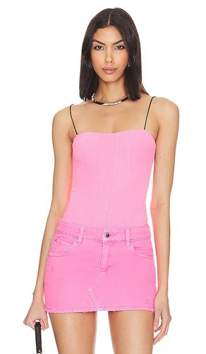 Nirvana Crop Bustier in Pink. - size S (also in XL) - Michael Lauren - Modalova