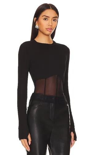 Danton Rib Mesh Corset Top in . - size M (also in XS) - Michael Lauren - Modalova
