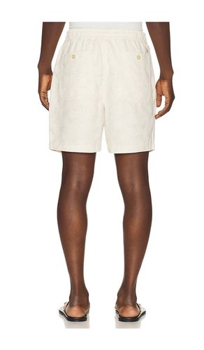 Saturday Jacquard Linen Short in Cream. - size L (also in S, XL/1X) - Marine Layer - Modalova