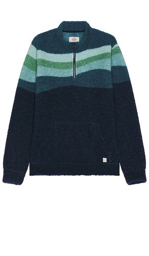 Half Zip Sherpa Scenic Fleece in Blue. - size L (also in M, S, XL/1X) - Marine Layer - Modalova