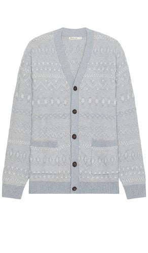 All Over Texture Intarsia Cardigan in Baby Blue. - size XL/1X (also in S) - Marine Layer - Modalova