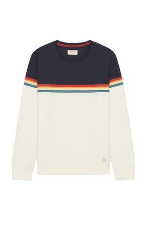 Signature Fleece Colorblock Crewneck Sweatshirt in Grey. - size L (also in M, S) - Marine Layer - Modalova