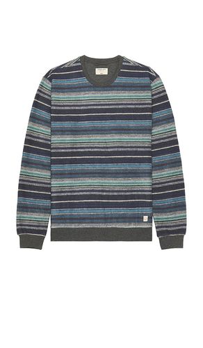 Signature Fleece Out Stripe Crewneck Sweatshirt in Blue. - size L (also in M, S, XL/1X) - Marine Layer - Modalova