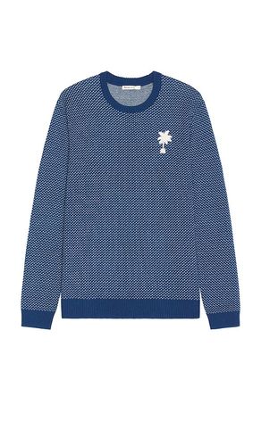 Birdseye Crewneck Sweater in Blue. - size S (also in XL/1X) - Marine Layer - Modalova