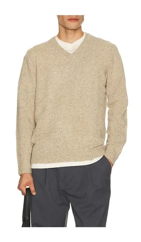 Donegal V Neck Sweater in Brown. - size L (also in M, S, XL/1X) - Marine Layer - Modalova