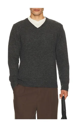 Donegal V Neck Sweater in Black. - size L (also in M, S, XL/1X) - Marine Layer - Modalova