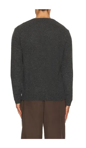 Donegal V Neck Sweater in Black. - size L (also in M, S, XL/1X) - Marine Layer - Modalova