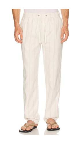 Saturday Hemp Beach Pant Slim Straight in Cream. - size M (also in S, XL/1X) - Marine Layer - Modalova
