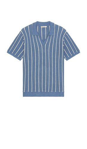Conrad Sweater Polo in Blue. - size M (also in S) - Marine Layer - Modalova