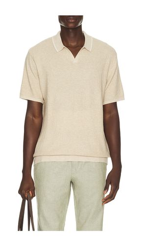 Greyson knitted polo in color brown size S (also in M, L) - Marine Layer - Modalova