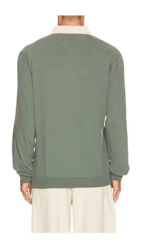 Sueded Rugby Polo in Green. - size L (also in M, S, XL/1X) - Marine Layer - Modalova