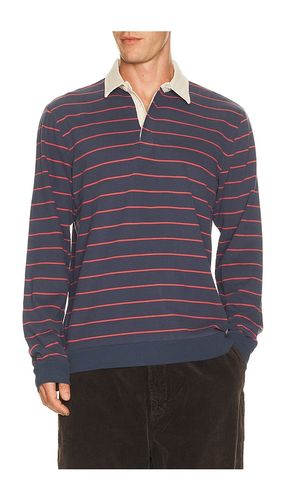 Sueded Rugby Polo in Blue. - size L (also in M, S, XL/1X) - Marine Layer - Modalova